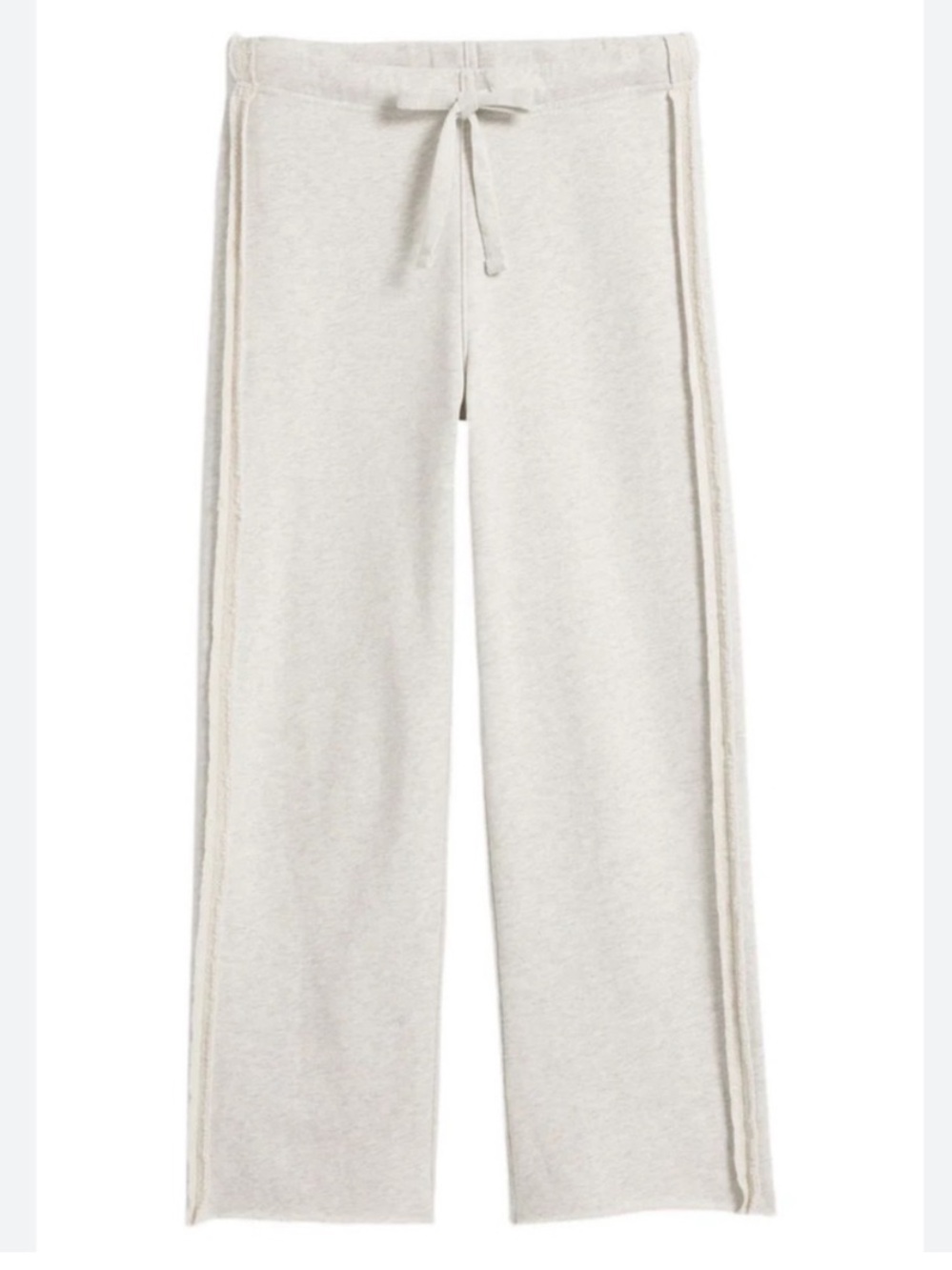 Frank & Eileen Bella Full Sweatpants in Heather White Melange S